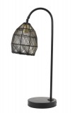 DESK LAMP WIRE EYA BLACK AND GOLD - TABLE LAMPS